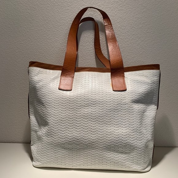 Ellecieffe Genuine Italian Leather Tote Bag - Picture 1 of 6